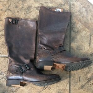 Frye Dark Brown Tall Boots